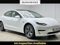 Used Tesla Model 3 Standard Range 239 kW (325 HP) 2020 White Sedan