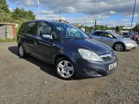 Used Vauxhall Zafira 105 HP (77 kW) 2008 Blue MPV
