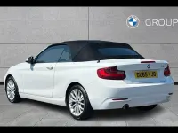 Used BMW 218 Sport Line 136 HP (100 kW) 2015 Alpine white Cabriolet