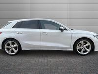 Used Audi A3 S-Line 150 HP (110 kW) 2021 White Sedan