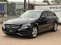 Usado Mercedes C200 Executive 184 HP (135 kW) 2018 Preto Carrinha