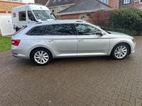 Used Skoda Superb SE Technology 150 HP (110 kW) 2021 Silver Estate