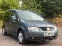 Begagnad VW Caddy Maxi Life 105 HK (77 kW) 2008 Grön Minibuss