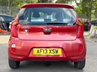 Used Kia Picanto 68 HP (50 kW) 2013 Red Hatchback