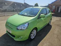Used Mitsubishi Mirage 79 HP (58 kW) 2013 Green Hatchback
