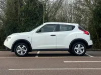 Used Nissan Juke Visia 115 HP (84 kW) 2011 White SUV