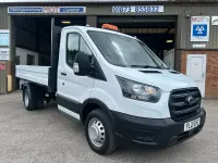 Used Ford Transit 130 HP (95 kW) 2021 White Cabriolet