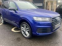 Used Audi Q7 Black Edition 272 HP (200 kW) 2018 Blue SUV