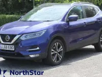 Used Nissan Qashqai N-Connecta 160 HP (117 kW) 2018 Blue SUV