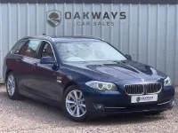 Begagnad BMW 520 2013 Blå Kombi