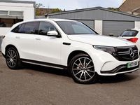 Used Mercedes EQC400 AMG line 300 kW (408 HP) 2022 White SUV
