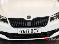 Used Skoda Superb SportLine 190 HP (139 kW) 2017 White Hatchback