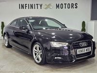 Used Audi A5 S-Line 190 HP (139 kW) 2016 Black Coupe