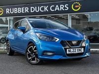 Used Nissan Micra Acenta 92 HP (67 kW) 2022 Blue Hatchback