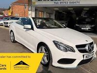 Used Mercedes E220 AMG line 2015 Polar white Cabriolet