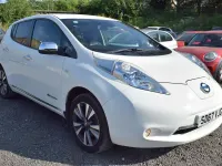 Used Nissan Leaf Tekna 80 kW (109 HP) 2017 White Hatchback