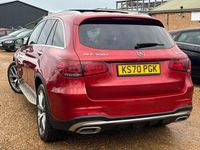 Begagnad Mercedes GLC300 AMG line 2020 Röd Kombi