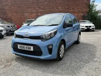 Used Kia Picanto 66 HP (48 kW) 2018 Blue Hatchback
