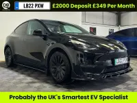 Used Tesla Model Y Long Range AWD 378 kW (514 HP) 2022 Black SUV