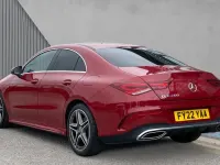 Used Mercedes CLA200 AMG line 163 HP (119 kW) 2022 Patagonia red Coupe