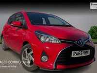 Used Toyota Yaris Hybrid 2016 Red Hatchback