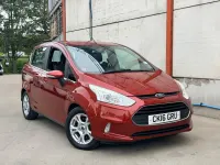 Used Ford B-MAX Zetec 95 HP (69 kW) 2016 Red MPV
