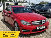 Used Mercedes C180 Sport Edition 2012 Red Coupe