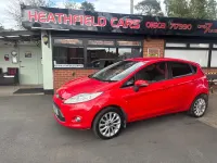Used Ford Fiesta Titanium 89 HP (65 kW) 2009 Red Hatchback
