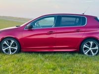 Used Peugeot 308 GT-line 130 HP (95 kW) 2015 Red Hatchback
