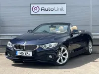 Used BMW 420 Luxury Line 184 HP (135 kW) 2015 Blue Cabriolet