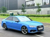 Used Audi A4 Black Edition 190 HP (139 kW) 2019 Blue Sedan