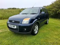 Used Ford Fusion Zetec 2012 Blue Hatchback