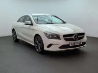 Used Mercedes CLA180 122 HP (89 kW) 2017 White Coupe