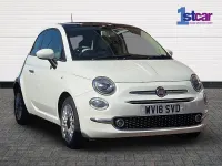 Used Fiat 500 Lounge 69 HP (50 kW) 2018 White Hatchback