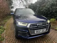 Used Audi Q5 S-Line 190 HP (139 kW) 2018 Blue SUV