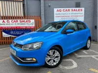 Used VW Polo SE 60 HP (44 kW) 2015 Blue Hatchback