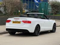 Used Audi A5 Cabriolet S-Line 190 HP (139 kW) 2016 White Cabriolet