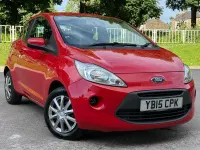 Used Ford Ka S 69 HP (50 kW) 2015 Red Hatchback