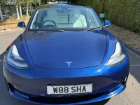 Used Tesla Model 3 Standard Range 239 kW (325 HP) 2019 Blue Sedan