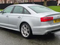 Usado Audi A6 S-Line 190 CV (139 kW) 2014 Plateado Berlina