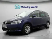 Usado VW Sharan SE 150 HP (110 kW) 2020 Azul Monovolume
