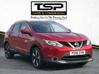 Usado Nissan Qashqai N-TEC 115 HP (84 kW) 2016 Vermelho SUV