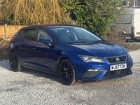 Begagnad Seat Leon FR 125 HK (91 kW) 2017 Blå Halvkombi