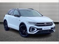 New VW T-Roc Black Edition 150 HP (110 kW) 2025 Pure white with black roof SUV