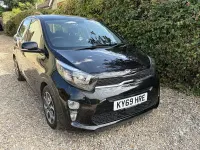 Used Kia Picanto 84 HP (61 kW) 2019 Black Hatchback