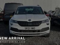Used Skoda Karoq SportLine 147 HP (108 kW) 2021 Moon white metallic SUV