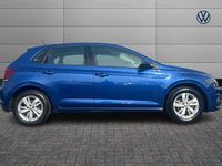 Used VW Polo SE 95 HP (69 kW) 2019 Blue Hatchback
