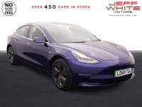 Used Tesla Model 3 Long Range AWD 366 kW (498 HP) 2019 Blue Sedan