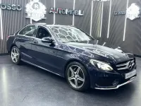 Used Mercedes C220 AMG line 170 HP (125 kW) 2015 Blue Sedan
