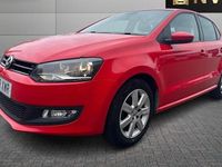 Begagnad VW Polo Edition 60 HK (44 kW) 2013 Röd Halvkombi